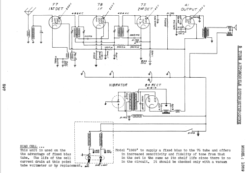 Silvertone Auto Radio Order= 57H 1869 or 1869X; Sears, Roebuck & Co. (ID = 1286480) Autoradio