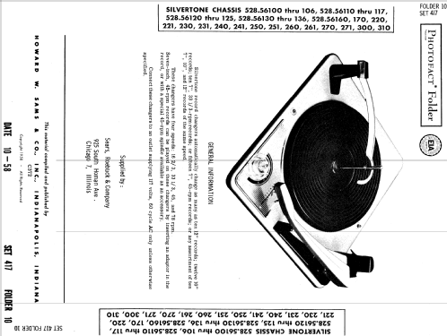 Silvertone Ch= 528.56120; Sears, Roebuck & Co. (ID = 773429) Reg-Riprod