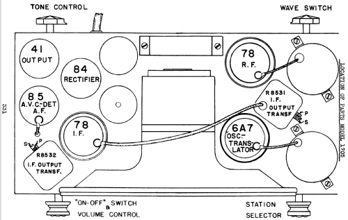 Silvertone Order= 57D 1705; Sears, Roebuck & Co. (ID = 1280413) Radio