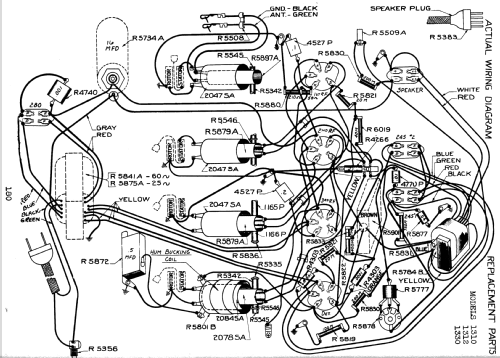 Silvertone Order= 57FM 1310 or 1311; Sears, Roebuck & Co. (ID = 1274688) Radio