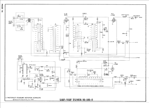 Silvertone PC-156, PC-156-5 Ch= 456.51580 to 456.51585; Sears, Roebuck & Co. (ID = 632580) Television