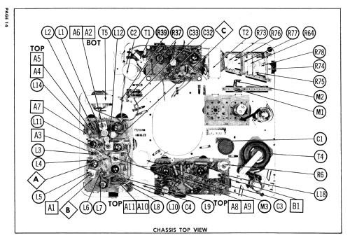 Silvertone PC-162, PC-162-5 Ch= 456.52200, 201, 528.52200, 2; Sears, Roebuck & Co. (ID = 626638) Television