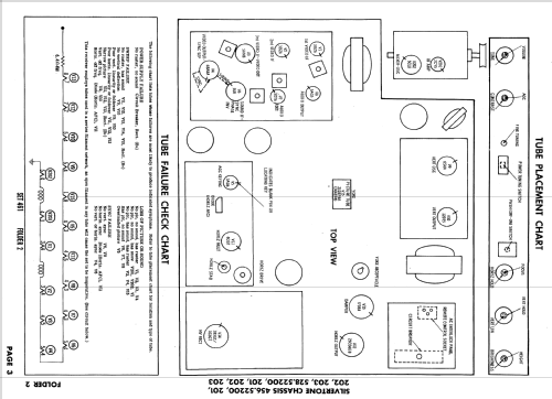 Silvertone PC-164, PC-164-5 Ch= 456.52200, 201, 528.52200, 2; Sears, Roebuck & Co. (ID = 626647) Television