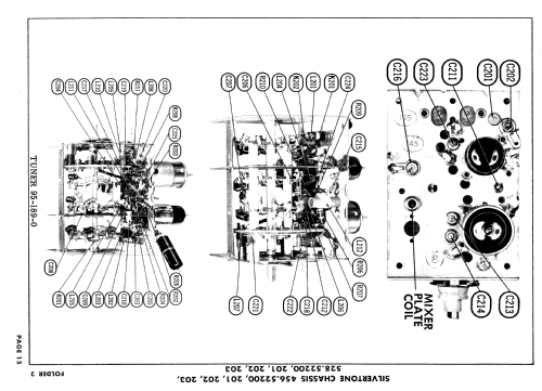 Silvertone PC-186, PC-186-5 Ch= 456.52200, 201, 528.52200, 2; Sears, Roebuck & Co. (ID = 627041) Televisión