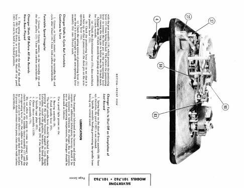 Silvertone Record Changer 101.762; Sears, Roebuck & Co. (ID = 445035) R-Player