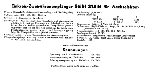 215N; Seibt, Dr. Georg (ID = 39439) Radio