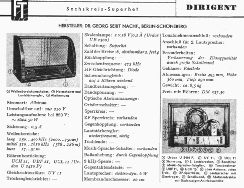 Dirigent ; Seibt, Dr. Georg (ID = 1179775) Radio