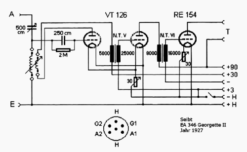 Georgette II EA346; Seibt, Dr. Georg (ID = 1257948) Radio