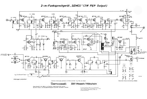 Funksprechgerät 2-m SEMCO ; Semco Electronic (ID = 1079450) Amat TRX