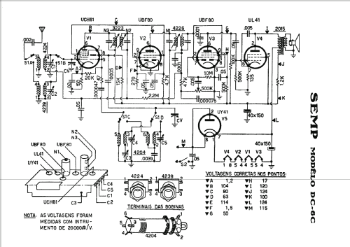 DC-6C; SEMP -TCL, Toshiba, (ID = 732630) Radio