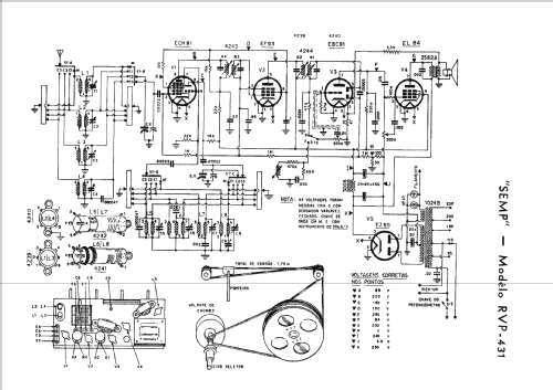 RVP431; SEMP -TCL, Toshiba, (ID = 732619) Radio