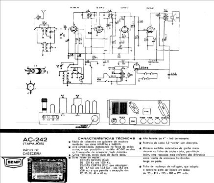 Tapajós AC-242; SEMP -TCL, Toshiba, (ID = 1757478) Radio