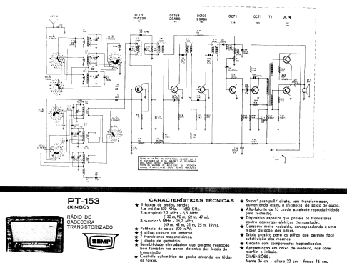 Xingú PT-153; SEMP -TCL, Toshiba, (ID = 1757576) Radio