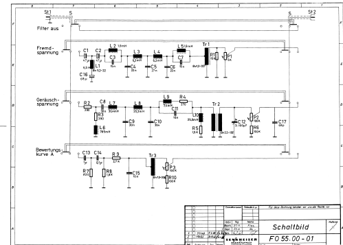 Bewertungsfilter FO55; Sennheiser (ID = 2296774) Equipment