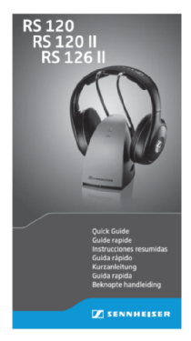 Funkkopfhörer RS 120 II; Sennheiser (ID = 3092703) Altavoz-Au