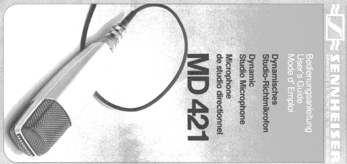 MD421; Sennheiser (ID = 1086750) Microphone/PU