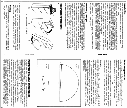 Scheinwiderstandsprüfer ZP3; Sennheiser (ID = 514265) Equipment