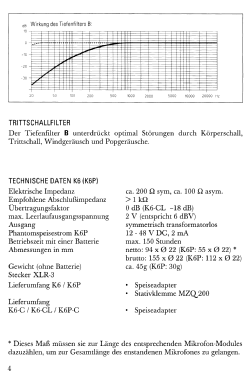 Mikrofon-Speiseadapter für Batterie- und Phantomspeisung K6; Sennheiser (ID = 2858621) Misc