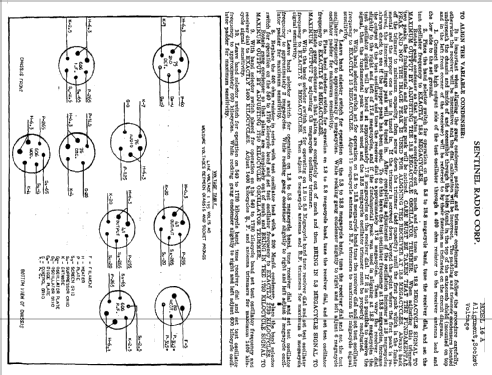 14A ; Sentinel Radio Corp. (ID = 300376) Radio