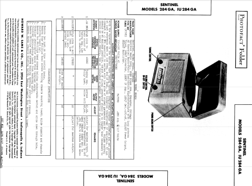 1U284GA ; Sentinel Radio Corp. (ID = 873280) Radio