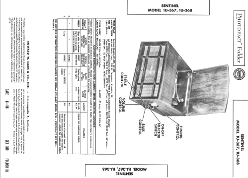 1U368 ; Sentinel Radio Corp. (ID = 2250190) Radio