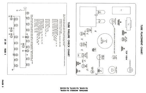 1U-1011B; Sentinel Radio Corp. (ID = 2679303) Televisore