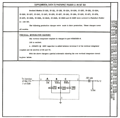 1U-1121 ; Sentinel Radio Corp. (ID = 1911461) Televisión