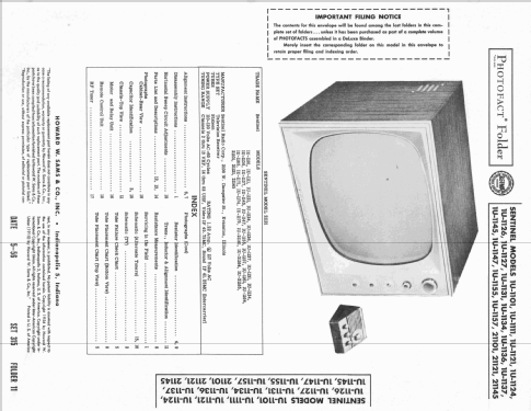 1U-21121 ; Sentinel Radio Corp. (ID = 2193190) Televisión