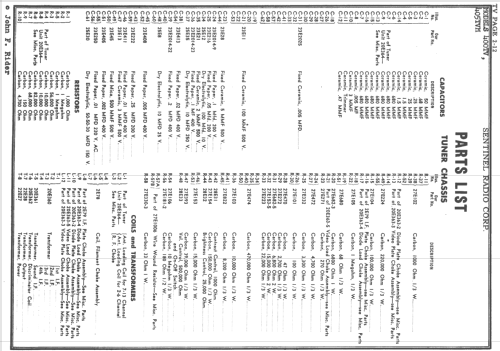 400TV TV-400; Sentinel Radio Corp. (ID = 726598) Television