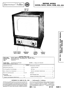 420B ; Sentinel Radio Corp. (ID = 2858537) Television