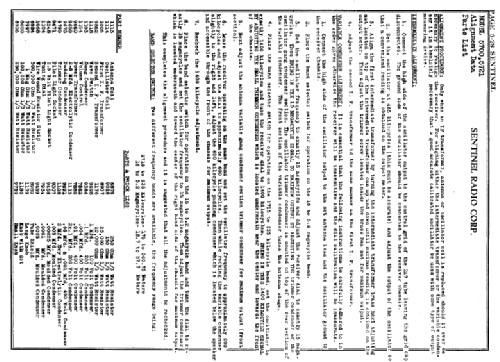 5721S 'Minute Man' ; Sentinel Radio Corp. (ID = 2670559) Radio