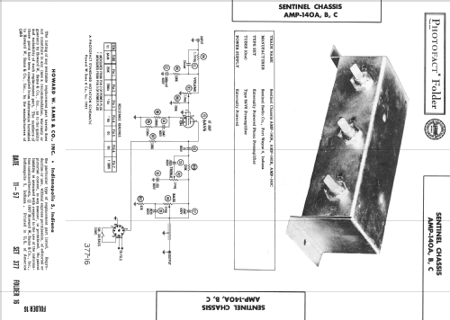 Ch= AMP-140A; Sentinel Radio Corp. (ID = 2467530) Ampl/Mixer