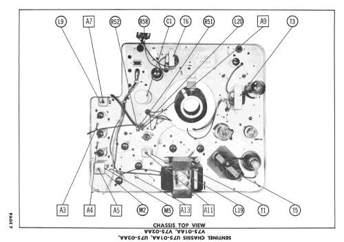 Ch= U75-01AA; Sentinel Radio Corp. (ID = 2416891) Television