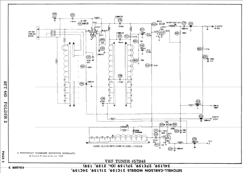 24C159 Ch= Z159; Setchell Carlson, (ID = 891880) TV Radio