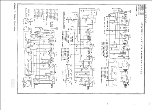 600 ; Setchell Carlson, (ID = 145059) Radio