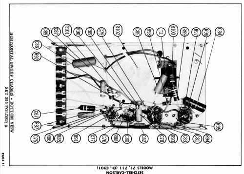 711 Ch= C-201; Setchell Carlson, (ID = 1848202) TV Radio