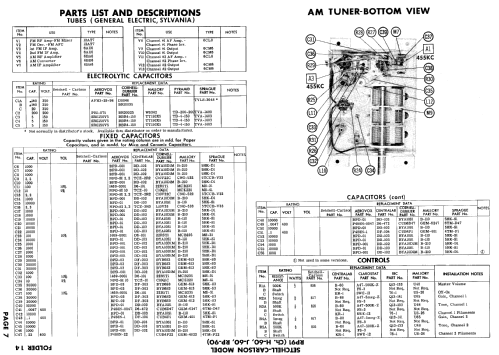 RP91 Ch= H-60 + J-60 + RP-90; Setchell Carlson, (ID = 613273) Radio