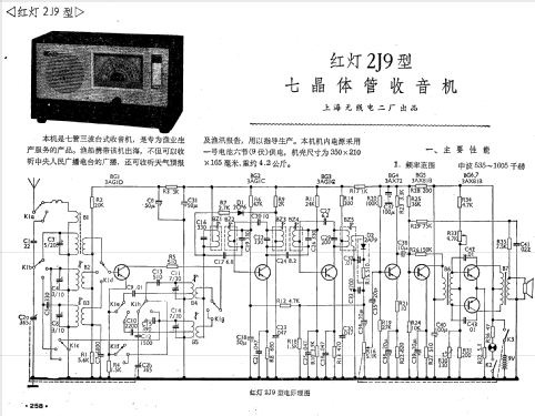 Hongdeng 红灯 2J9; Shanghai No.2 上海无线电 (ID = 777925) Radio