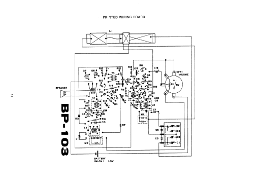 7 Transistor Micro Radio BP-103; Sharp; Osaka (ID = 629563) Radio