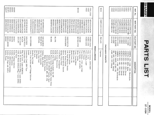 AM/FM Stereo Tuner ST-510H; Sharp; Osaka (ID = 1263076) Radio