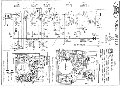 BP-110; Sharp; Osaka (ID = 209420) Radio