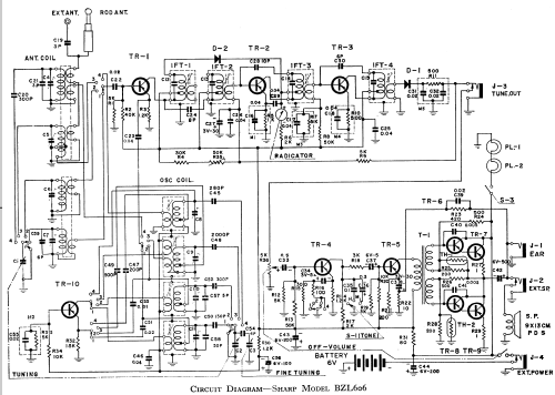 BZL-606; Sharp; Osaka (ID = 807542) Radio