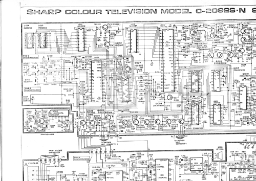 Color Television C-2092S.N; Sharp; Osaka (ID = 2410365) Television