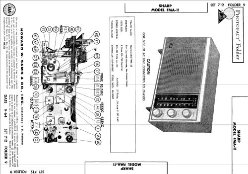 FMA-11; Sharp; Osaka (ID = 534227) Radio