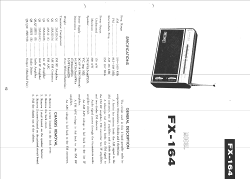 FX-164; Sharp; Osaka (ID = 131072) Radio