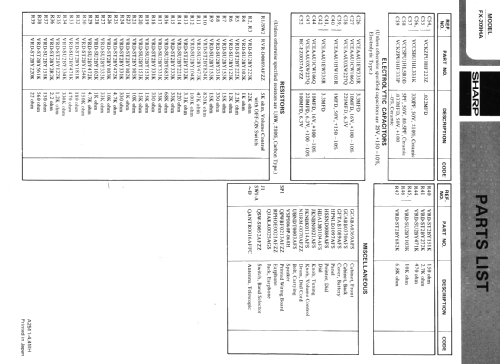 FX-209HA; Sharp; Osaka (ID = 415676) Radio