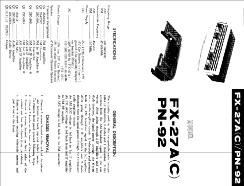 FX-27A; Sharp; Osaka (ID = 406731) Radio