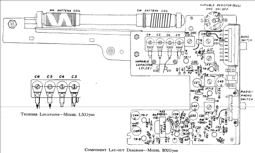 Mini Sterephono LXG-700; Sharp; Osaka (ID = 806842) Radio