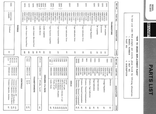 RG-2010; Sharp; Osaka (ID = 1272481) Car Radio