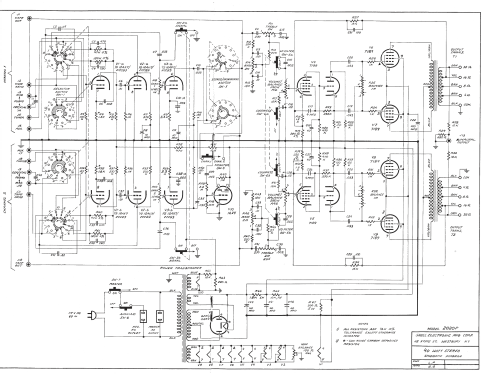 Stereo Amplifier 'The Manhasset' 2020P; Shell Electronic Mfg (ID = 1904619) Ampl/Mixer